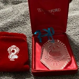 1990 waterford crystal ornament